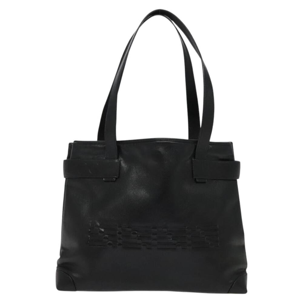 Gucci Leather Tote Bag Black